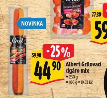 Albert Grilovací cigáro mix nabídka