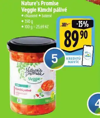 Albert Veggie kimchi pálivé nabídka