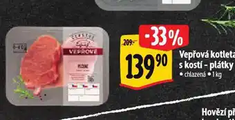 Albert Vepřová kotleta s kostí nabídka