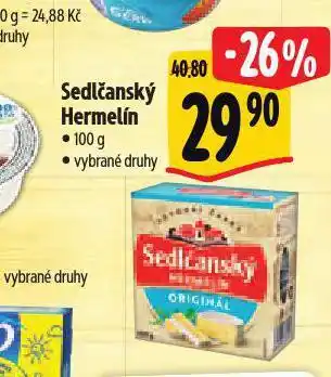 Albert Sedlčanský hermelín nabídka