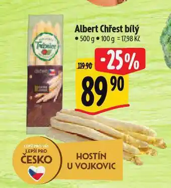 Albert Chřest bílý nabídka