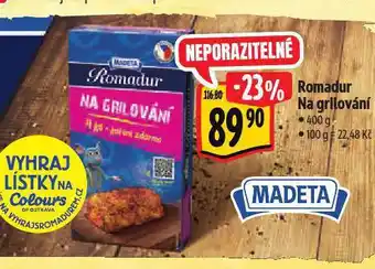 Albert Romadur na grilování nabídka