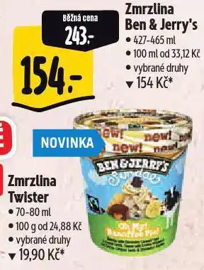 Albert Zmrzlina ben & jerry's nabídka