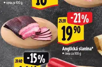 Albert Anglická slanina nabídka