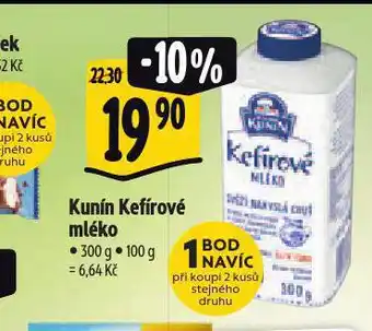 Albert Kunín kefírové mléko nabídka