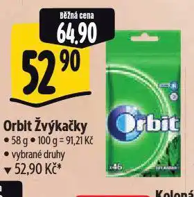 Albert Orbit žvýkačky nabídka