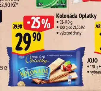 Albert Kolonáda oplatky nabídka