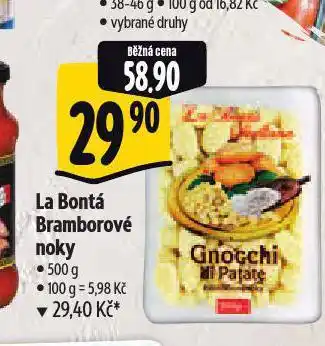 Albert La bontá bramborové noky nabídka