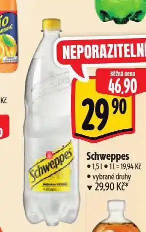 Albert Schweppes tonic nabídka