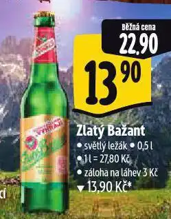 Albert Pivo zlatý bažant nabídka