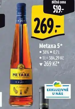 Albert Metaxa 5 nabídka