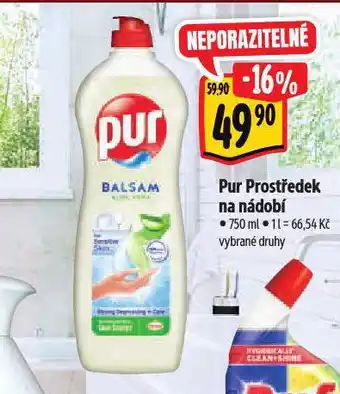 Albert Pur prostředek na nádobí nabídka