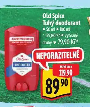 Albert Old spice tuhý deodorant nabídka