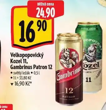 Albert Pivo velkopopovický kozel nabídka