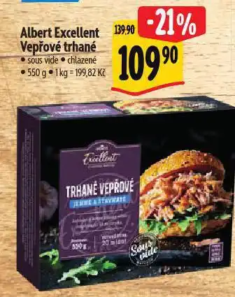 Albert Vepřové trhané nabídka