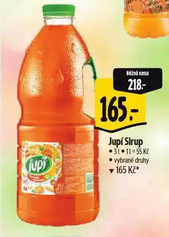 Albert Jupí sirup nabídka
