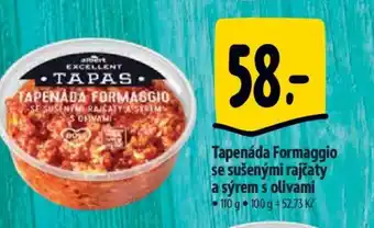 Albert Tapenáda Formaggio se sušenými rajčaty a sýrem s olivami nabídka