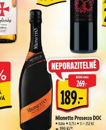 Albert Mionetto prosecco doc nabídka