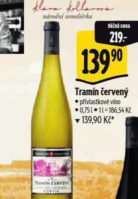 Albert Tramín červený nabídka
