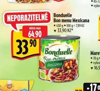Albert Bonduelle bon menu nabídka