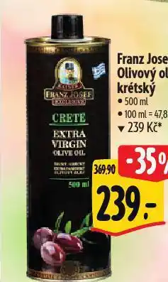 Albert Franz josef olivový olej krétský nabídka
