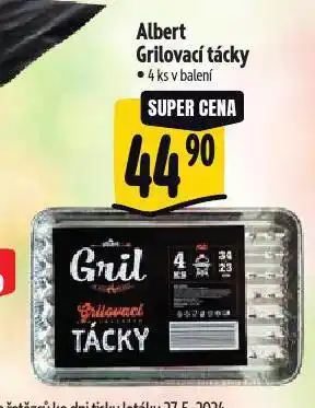 Albert Grilovací tácky nabídka