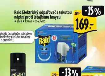 Albert Raid elektrický odpařovač nabídka