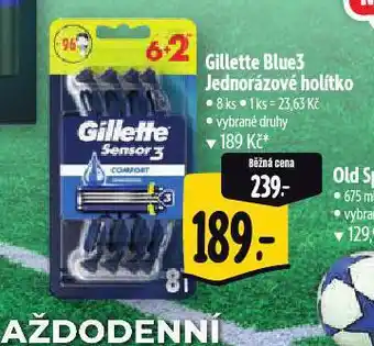 Albert Gillette jednorázová holítka nabídka