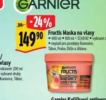 Albert Fructis maska na vlasy nabídka