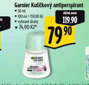 Albert Garnier kuličkový antiperspirant nabídka