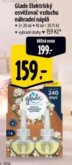 Albert Glade Elektrický osvěžovač vzduchu náhradní náplň nabídka