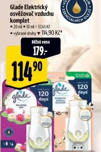 Albert Glade Elektrický osvěžovač vzduchu komplet nabídka