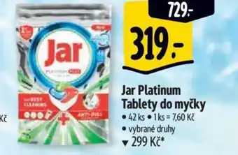 Albert Jar Platinum Tablety do myčky nabídka