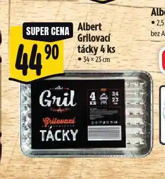 Albert Grilovací tácky nabídka