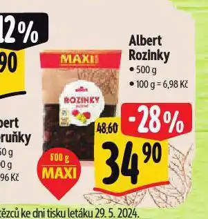 Albert Rozinky nabídka