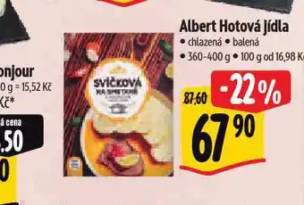 Albert Hotová jídla nabídka