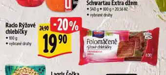 Albert Racio rýžové chlebíčky nabídka