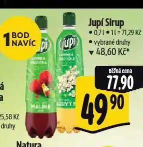 Albert Jupí sirup nabídka
