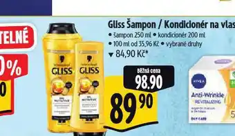 Albert Gliss šampon na vlasy nabídka