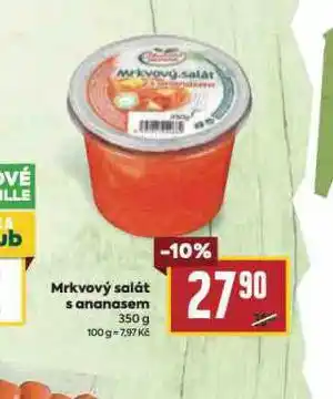 Billa Mrkvový salát s ananasem nabídka