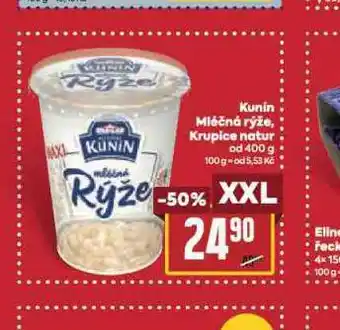 Billa Kunín krupice natur nabídka