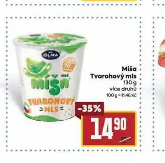 Billa Míša tvarohový mls nabídka