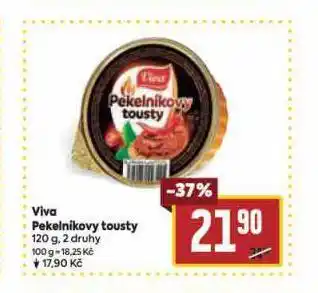 Billa Viva pekelníkovy tousty nabídka