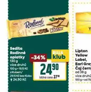 Billa Sedita rodinné oplatky nabídka