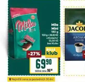 Billa Mila mini nabídka