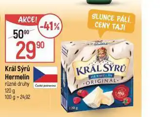 Globus Král sýrů hermelín nabídka