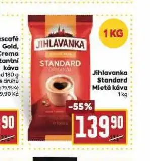 Billa Jihlavanka standard mletá káva nabídka