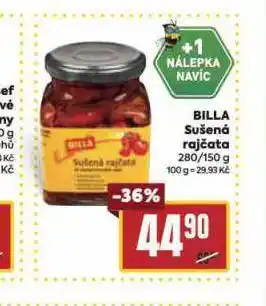 Billa Billa sušená rajčata nabídka