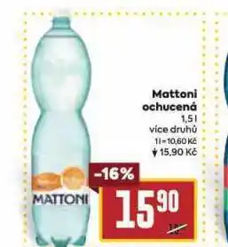 Billa Mattoni ochucená nabídka