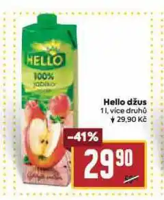 Billa Hello džus nabídka